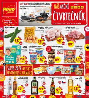 aktuální leták Penny Market 13.9.2018-16.9.2018
