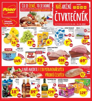 aktuální leták Penny Market 11.10.2018-14.10.2018
