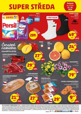 aktuální leták Penny Market 29.10.2018-31.10.2018