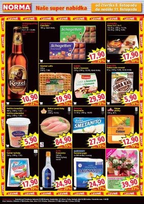 aktuální leták Norma 5.11.2018-11.11.2018