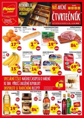 aktuální leták Penny Market 1.11.2018-4.11.2018