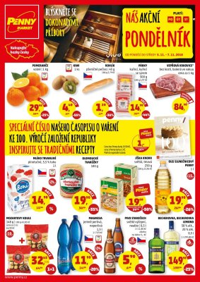aktuální leták Penny Market 5.11.2018-7.11.2018