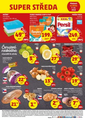 aktuální leták Penny Market 5.11.2018-7.11.2018