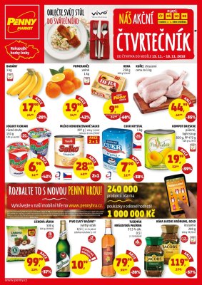 aktuální leták Penny Market 15.11.2018-18.11.2018