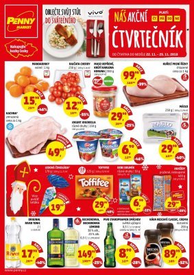 aktuální leták Penny Market 22.11.2018-25.11.2018