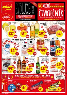 aktuální leták Penny Market 29.11.2018-5.12.2018