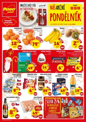 aktuální leták Penny Market 3.12.2018-5.12.2018