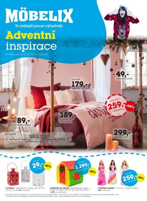 aktuální leták Möbelix 3.12.2018-17.12.2018