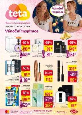 aktuální leták Teta drogerie 6.12.2018-24.12.2018