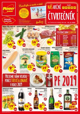 aktuální leták Penny Market 27.12.2018-31.12.2018
