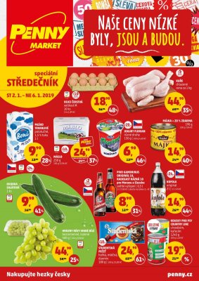 aktuální leták Penny Market 2.1.2018-6.1.2018