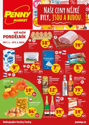 aktuální leták Penny Market 7.1.2019-9.1.2019