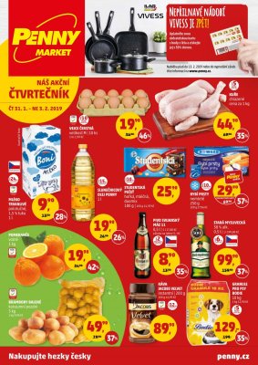 aktuální leták Penny Market 31.1.2019-3.2.2019