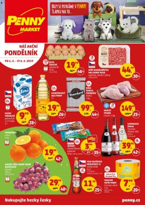 aktuální leták Penny Market 4.2.2019-6.2.2019
