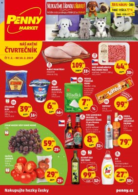 aktuální leták Penny Market 7.2.2019-10.2.2019