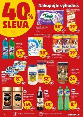 aktuální leták Penny Market 7.2.2019-10.2.2019