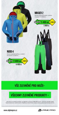aktuální leták ALPINE PRO 30.1.2019-15.2.2019