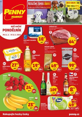 aktuální leták Penny Market 11.2.2019-13.2.2019