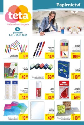 aktuální leták Teta drogerie 7.2.2019-18.2.2019