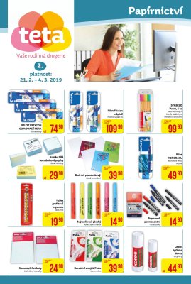aktuální leták Teta drogerie 21.2.2019-4.3.2019