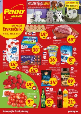 aktuální leták Penny Market 28.2.2019-3.3.2019