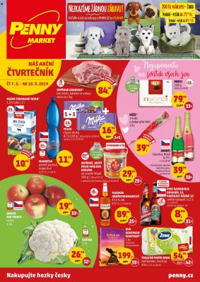 aktuální leták Penny Market 7.3.2019-10.3.2019