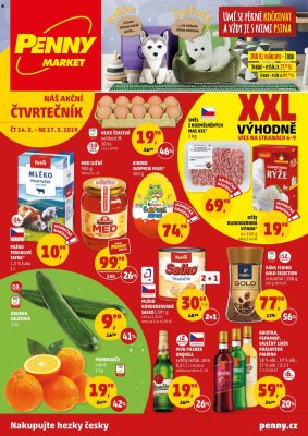 aktuální leták Penny Market 14.3.2019-17.3.2019