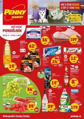 aktuální leták Penny Market 18.3.2019-20.3.2019