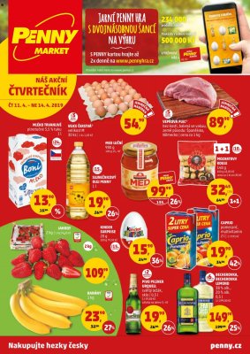 aktuální leták Penny Market 11.4.2019-14.4.2019