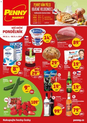 aktuální leták Penny Market 15.4.2019-21.4.2019