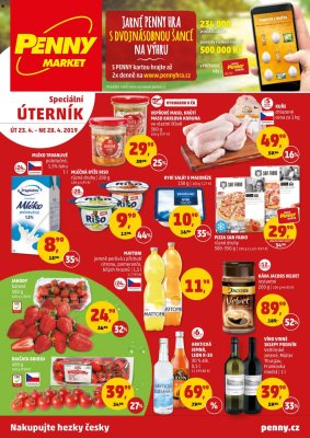 aktuální leták Penny Market 23.4.2019-28.4.2019