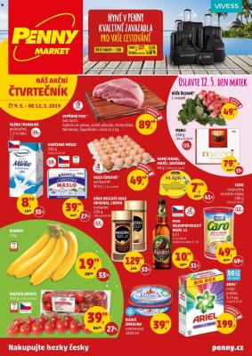 aktuální leták Penny Market 9.5.2019-12.5.2019