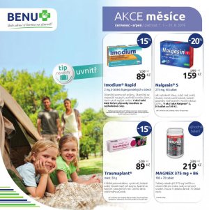 aktuální leták BENU Lékárna 1.7.2019-31.8.2019