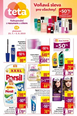 aktuální leták Teta drogerie 25.7.2019-5.8.2019