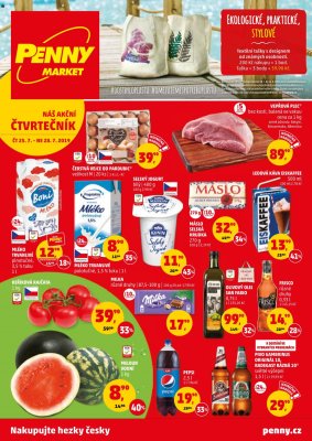 aktuální leták Penny Market 25.7.2019-28.7.2019