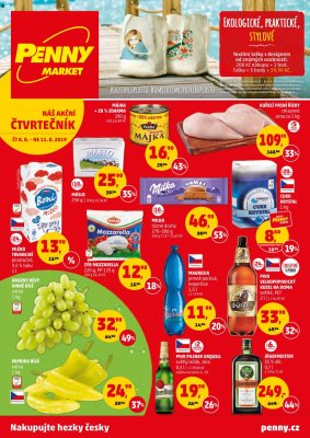 aktuální leták Penny Market 8.8.2019-11.8.2019