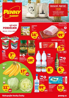 aktuální leták Penny Market 12.8.2019-14.8.2019