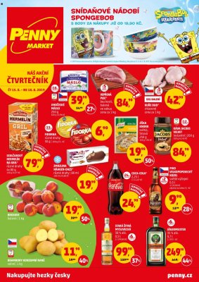 aktuální leták Penny Market 15.8.2019-18.8.2019