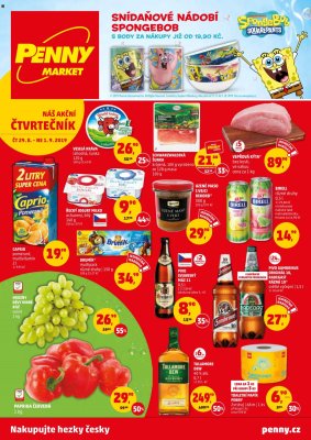 aktuální leták Penny Market 29.8.2019-1.9.2019