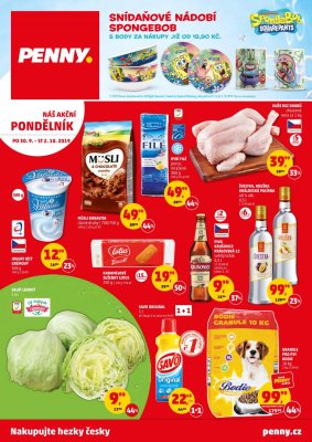 aktuální leták Penny Market 30.9.2019-2.10.2019