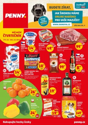 aktuální leták Penny Market 3.10.2019-6.10.2019