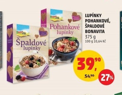 LUPÍNKY POHANKOVÉ, ŠPALDOVÉ BONAVITA