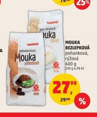 MOUKA BEZLEPKOVÁ