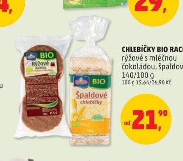 CHLEBÍČKY BIO RACIO