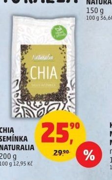 CHIA SEMÍNKA NATURALIA