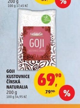 GOJI KUSTOVNICE ČÍNSKÁ NATURALIA