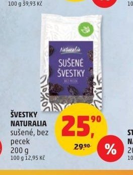 ŠVESTKY NATURALIA