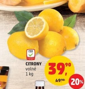 CITRONY volné 1 kg