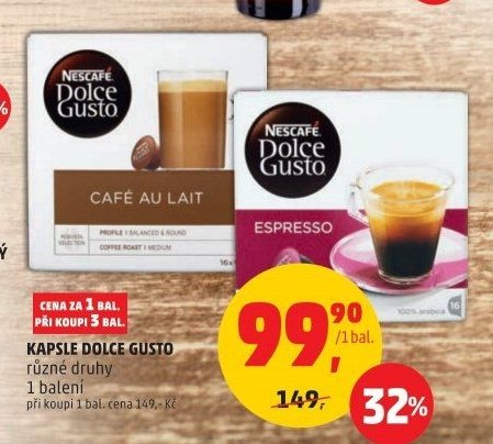 KAPSLE DOLCE GUSTO různé druhy 1 balení