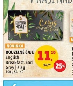 KOUZELNÉ ČAJE English Breakfast, Earl Grey